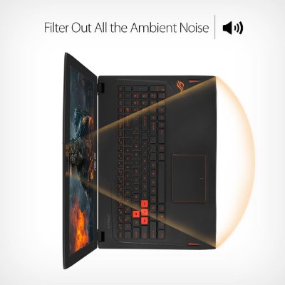ASUS Gaming ROG STRIX GL502VY-DS74 Noise Cancelling