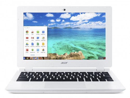 Acer Chromebook, 11.6-Inch, CB3-111-C670 (Intel Celeron, 2GB, 16GB SSD, White)