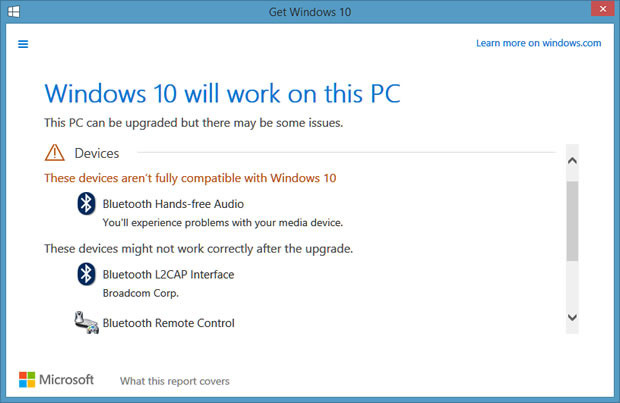 The Compatibility Windows 10 