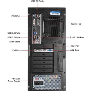 Gaming PC under 600 CybertronPC Borg-Q TGM4213D